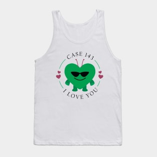 stray kids case 143 green heart Tank Top